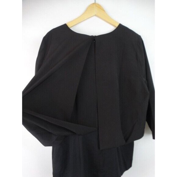 CAbi Women's Top Size Large Black Indulgence 3/4 Sleeve Blouse Top Style 5205 - Picture 9 of 10